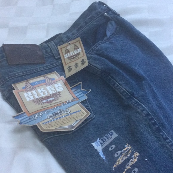 Harley Biker Blues Denim - NWT Harley Davidson Biker Blues Genuine Motor Jeans Sz8